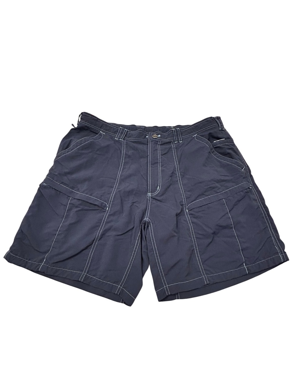 ExOfficio Men's Navy Cargo Shorts with Contrast Stitching 40 Outdoor Hiking